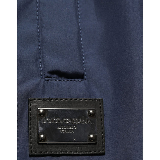 Dolce & Gabbana Dark Blue Polyester Jogger Sweatpants Pants