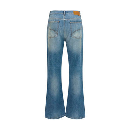Amiri Blue Cotton Flared Jeans