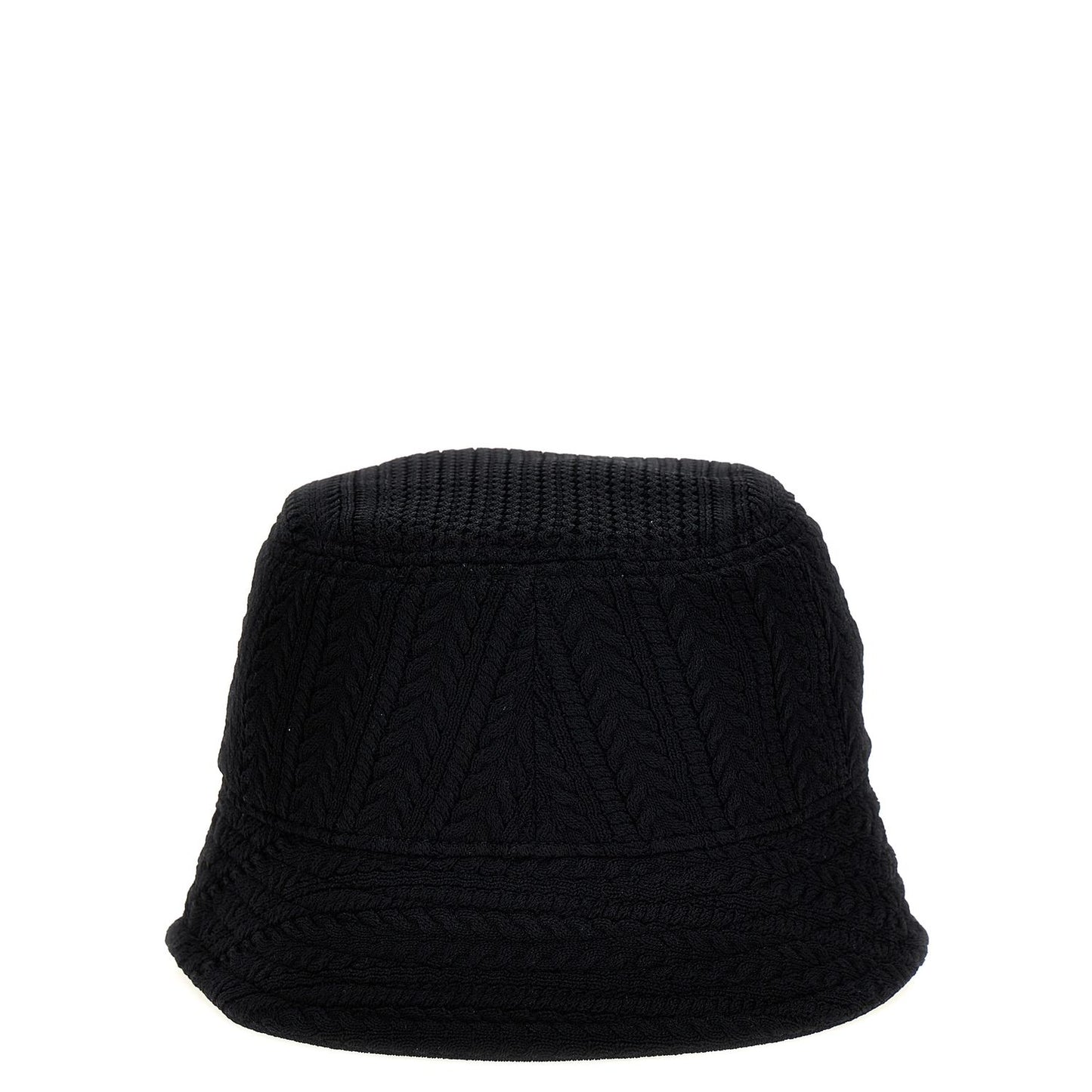Jacquemus Black Viscose Bucket Hat