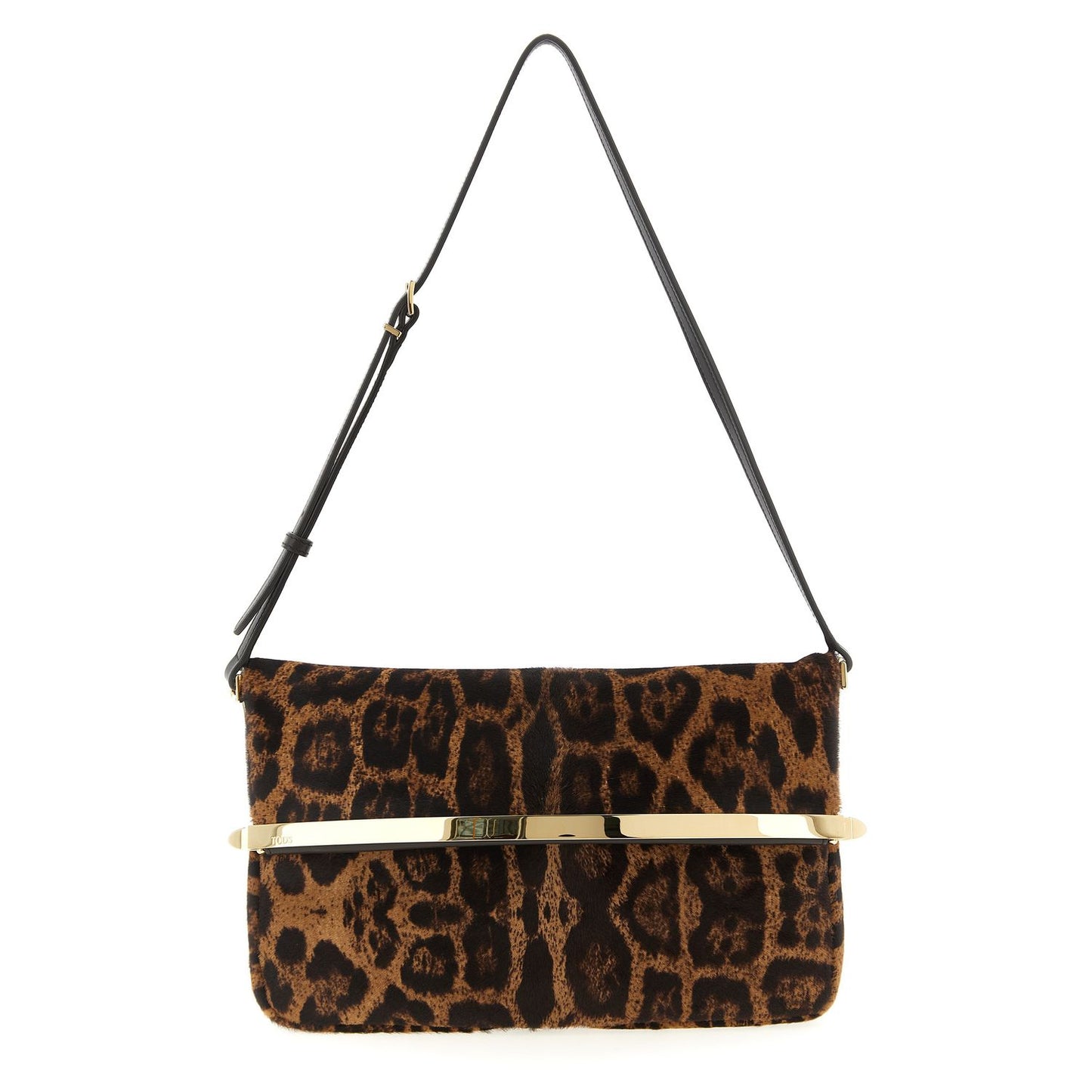Tod's Brown Calfskin Shoulder Bag