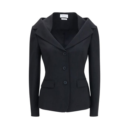 Alexander McQueen Black Wool Oves Aries Full-Length Jacket