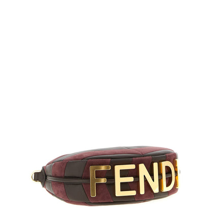 Fendi Multicolor Lamb Leather Handbag