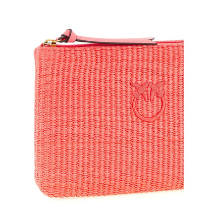 PINKO Fuchsia Polypropylene Clutch Bag