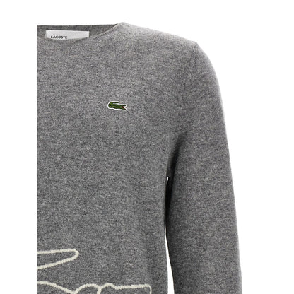 Comme Des Garçons Gray Wool Cardigan