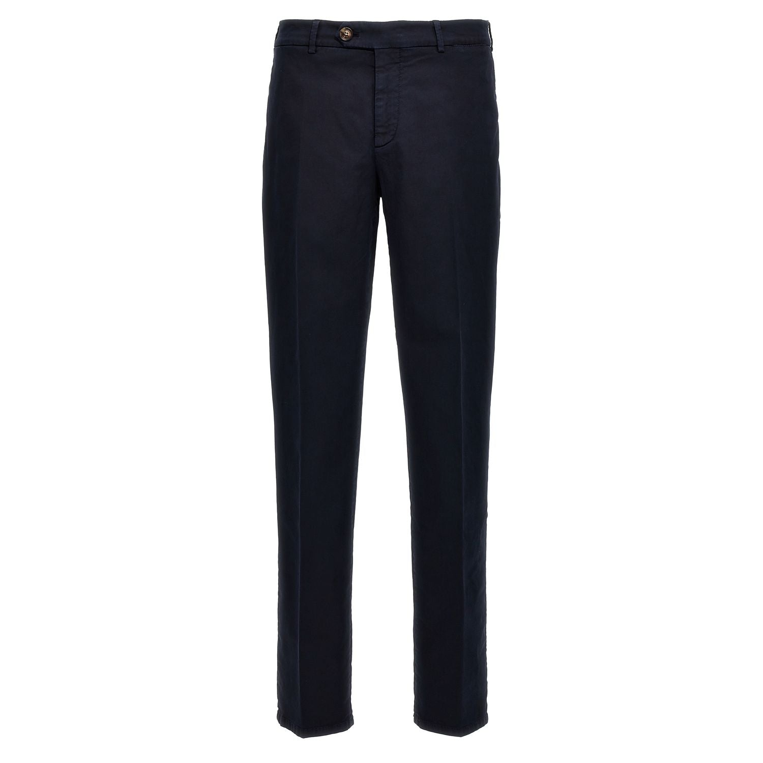 Brunello Cucinelli Blue Cotton Casual Pants