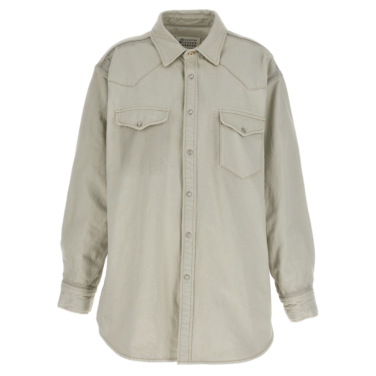 Maison Margiela White Cotton Denim Jacket