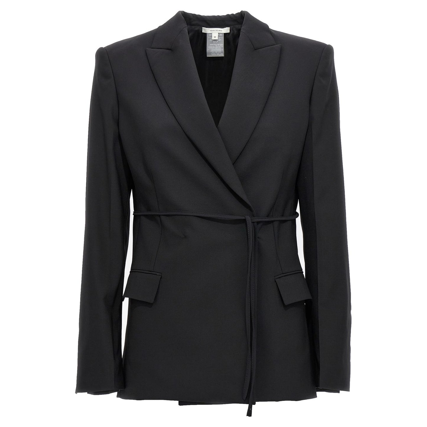 Nensi Dojaka Black Virgin Wool Blazer