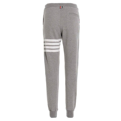 Thom Browne Gray Cotton Joggers (Workout Pants)