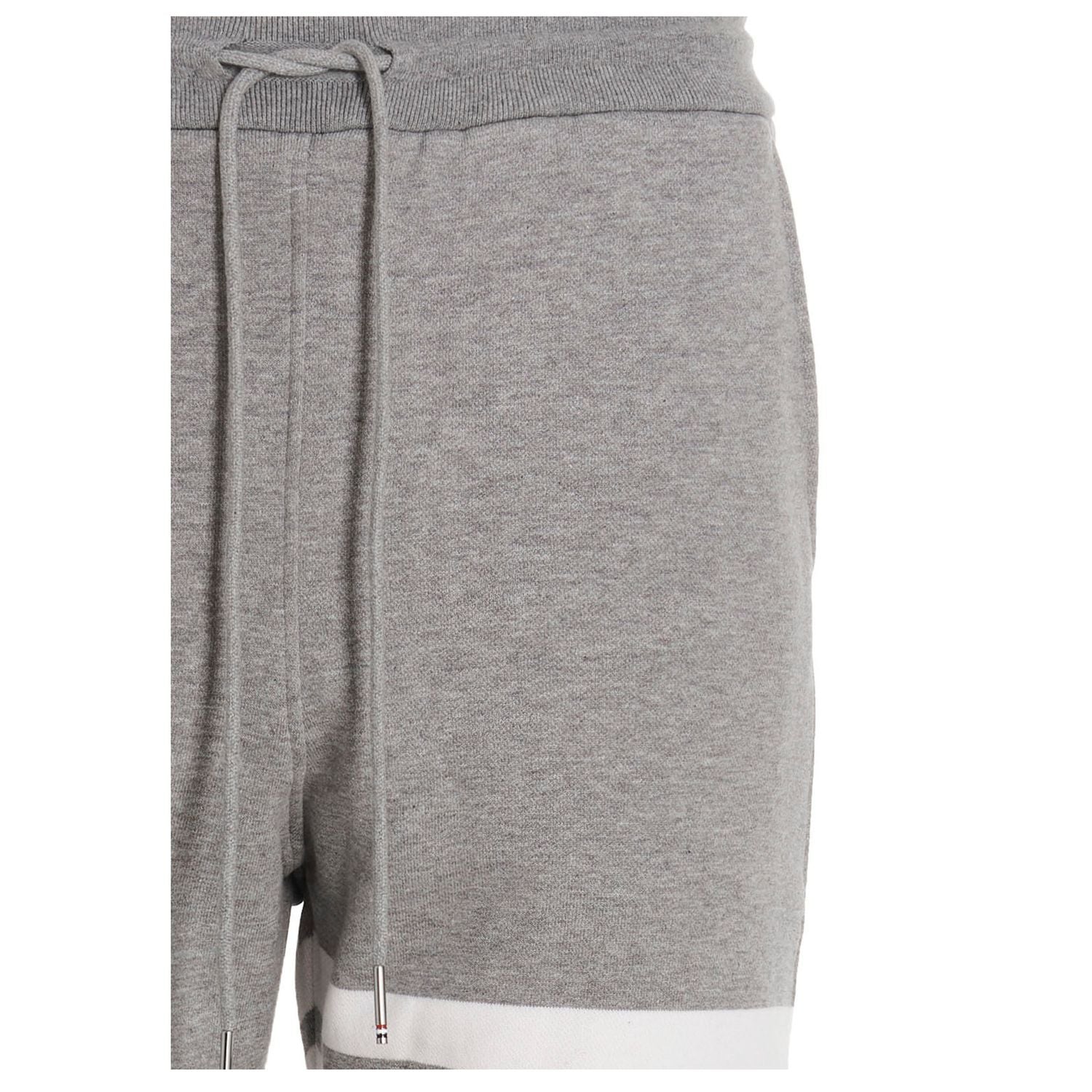Thom Browne Gray Cotton Joggers (Workout Pants)