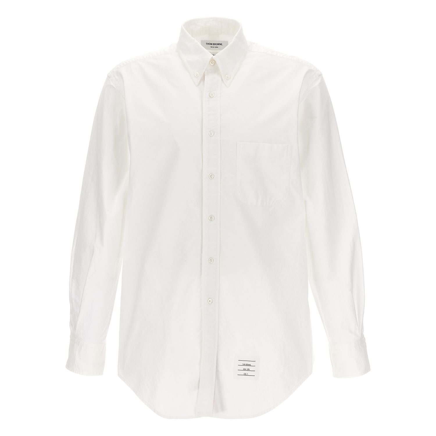 Thom Browne White Cotton Blouse