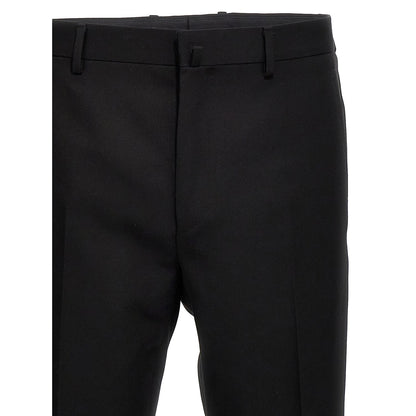 Lanvin Black Wool Dress Pants