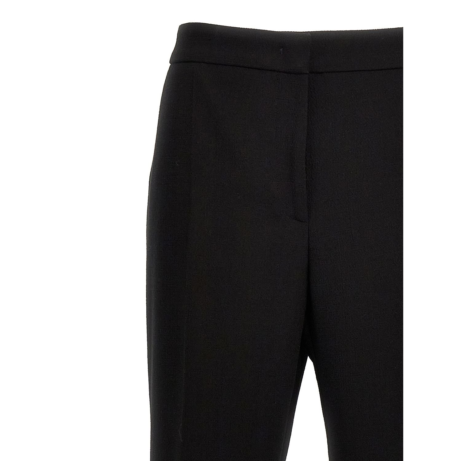 Moschino Black Viscose Dress Pants