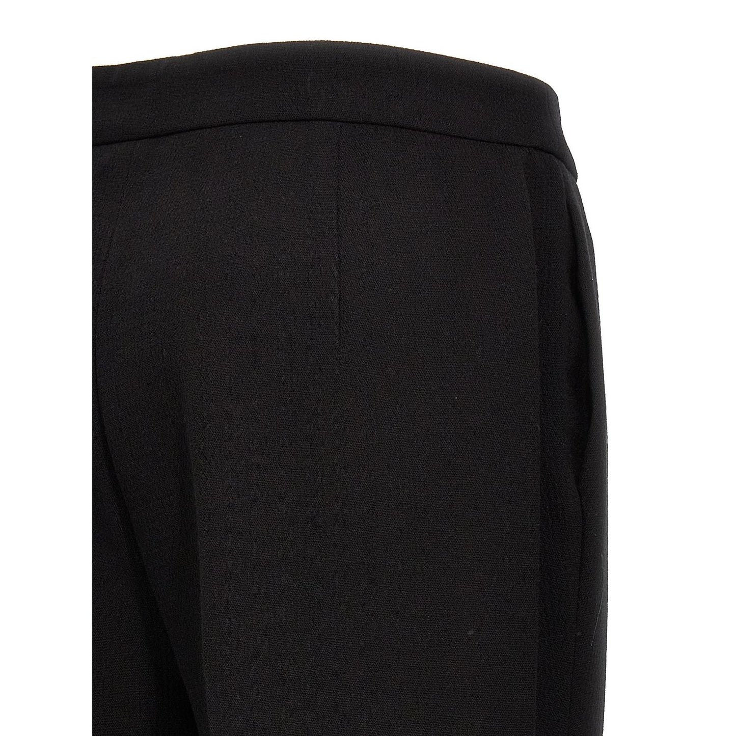 Moschino Black Viscose Dress Pants