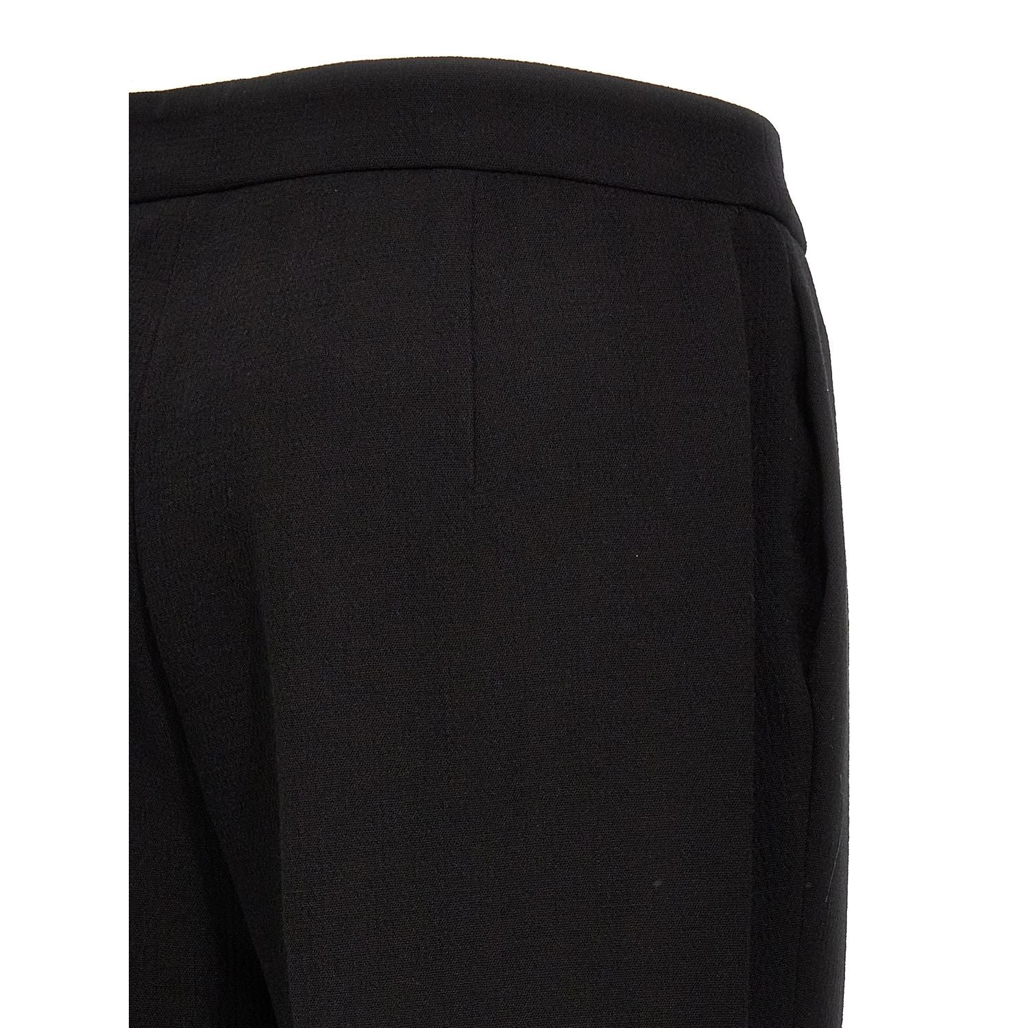 Moschino Black Viscose Dress Pants
