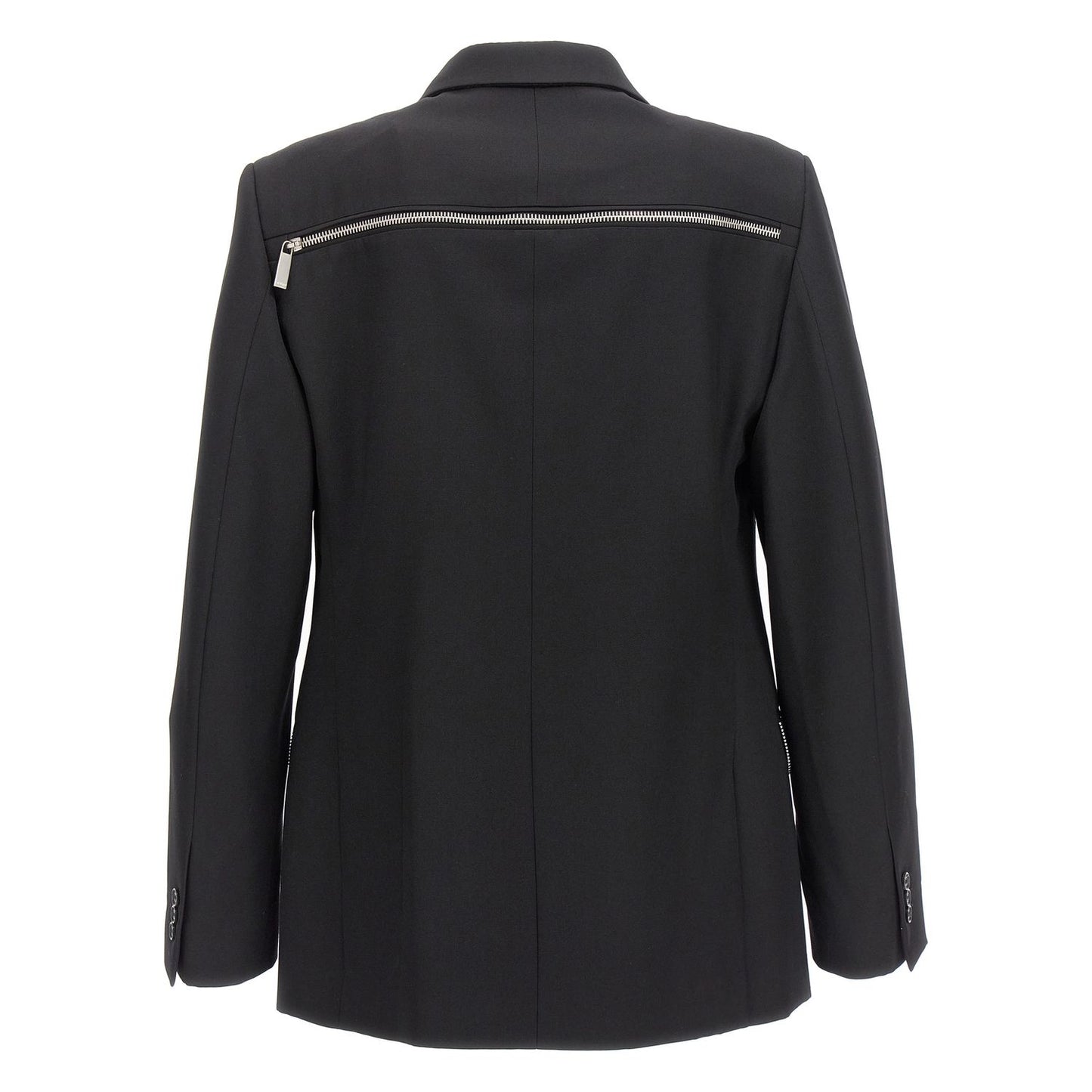 Off-White Black Virgin Wool Blazer