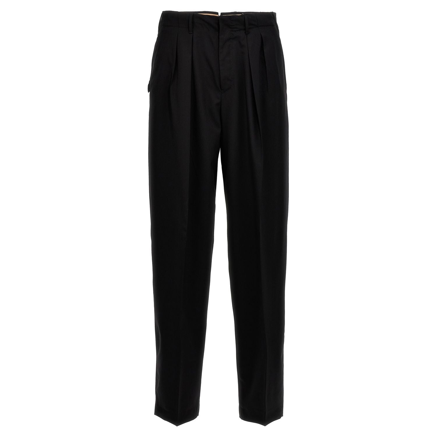 PT Torino Black Virgin Wool Dress Pants