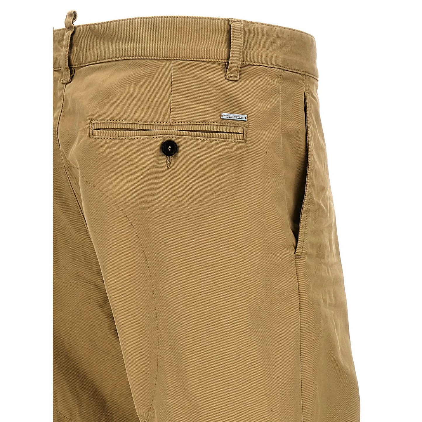 Dsquared² Beige Cotton Chino Pants