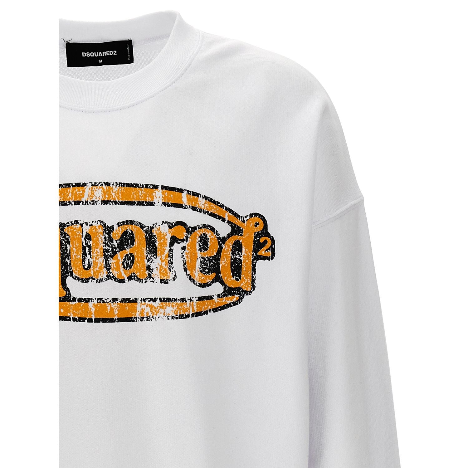 Dsquared² White Cotton Sweatshirt