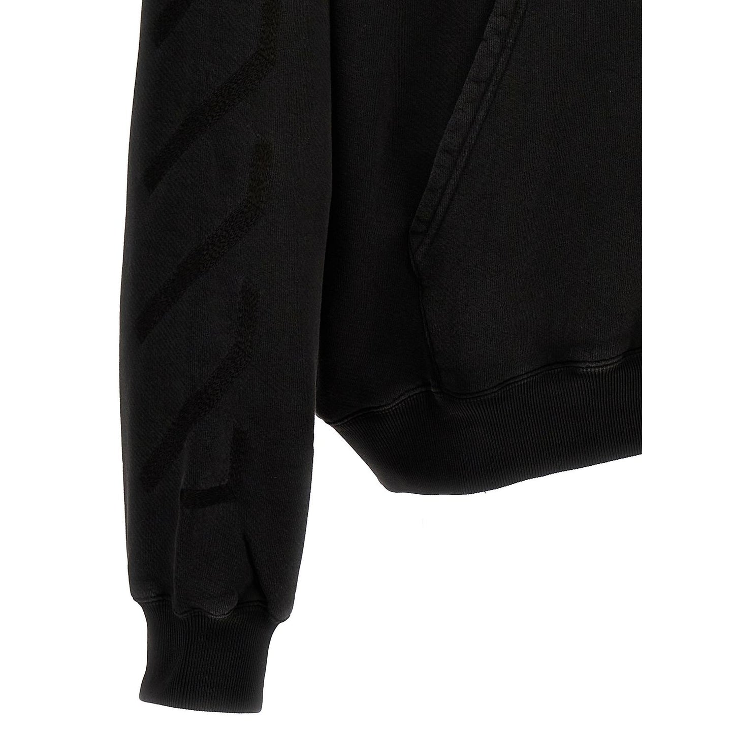 Off-White Gray Cotton Sweatshirt