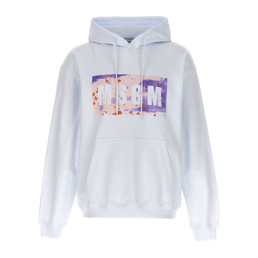 MSGM White Cotton Sweatshirt
