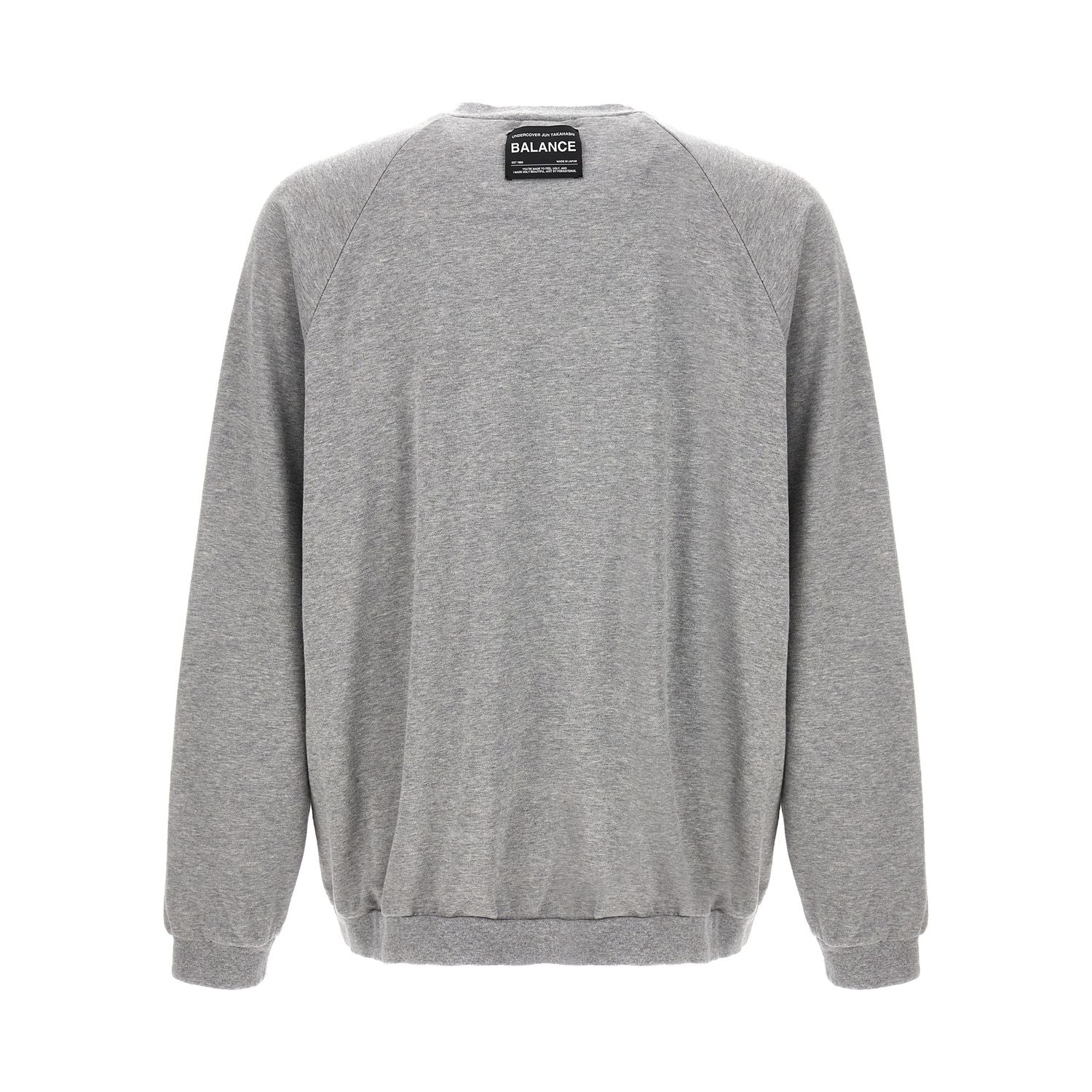 Undercover Gray Cotton Sweatshirt