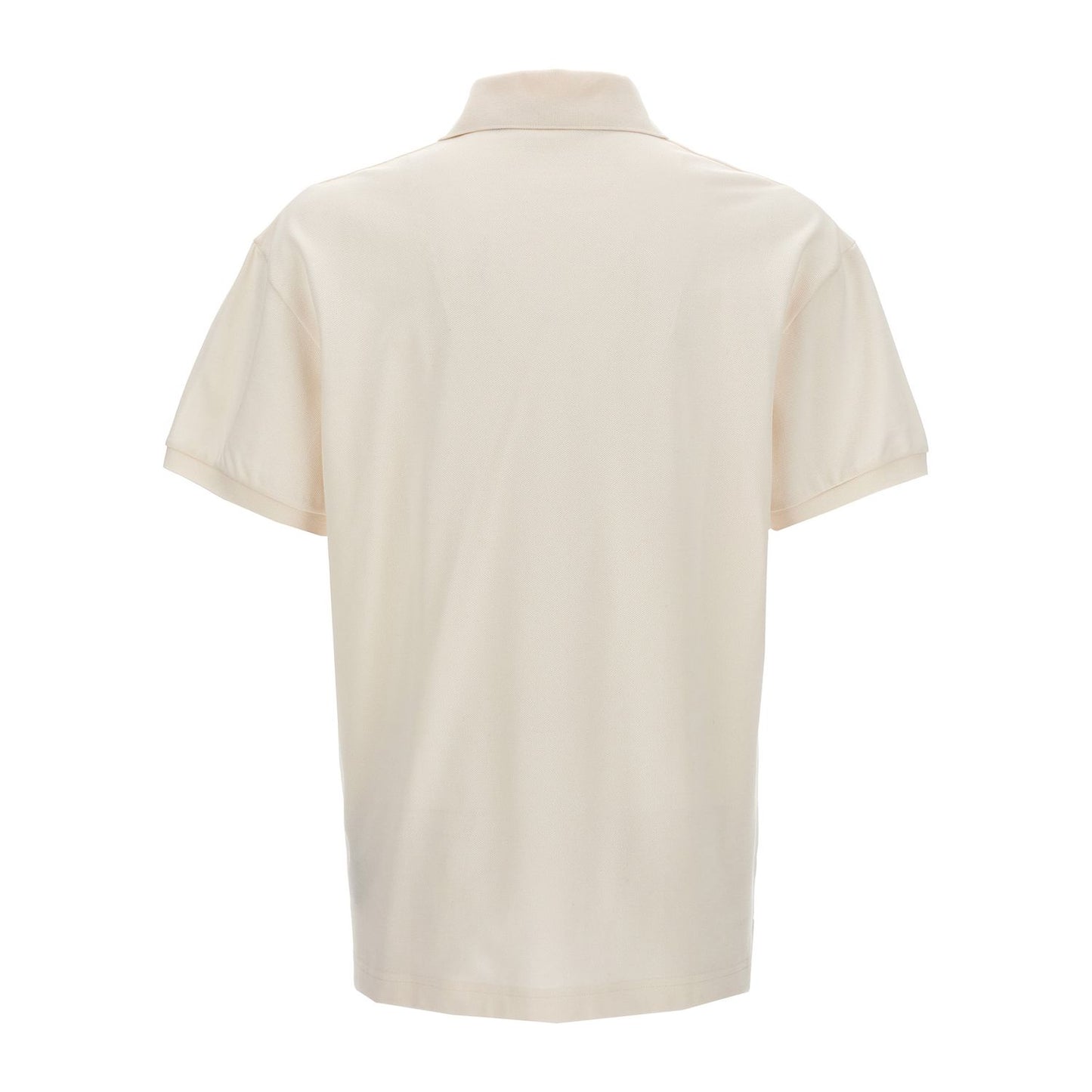 Palm Angels White Polyester Polo Shirt