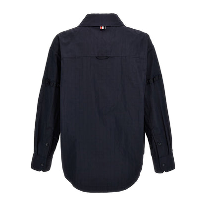 Thom Browne Blue Polyamide Blouse