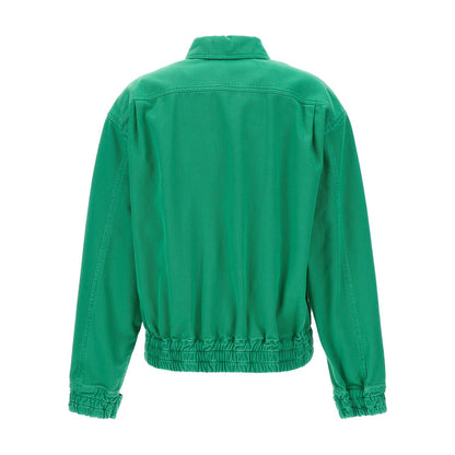 Max Mara Bicolor Cotton Full-Length Jacket
