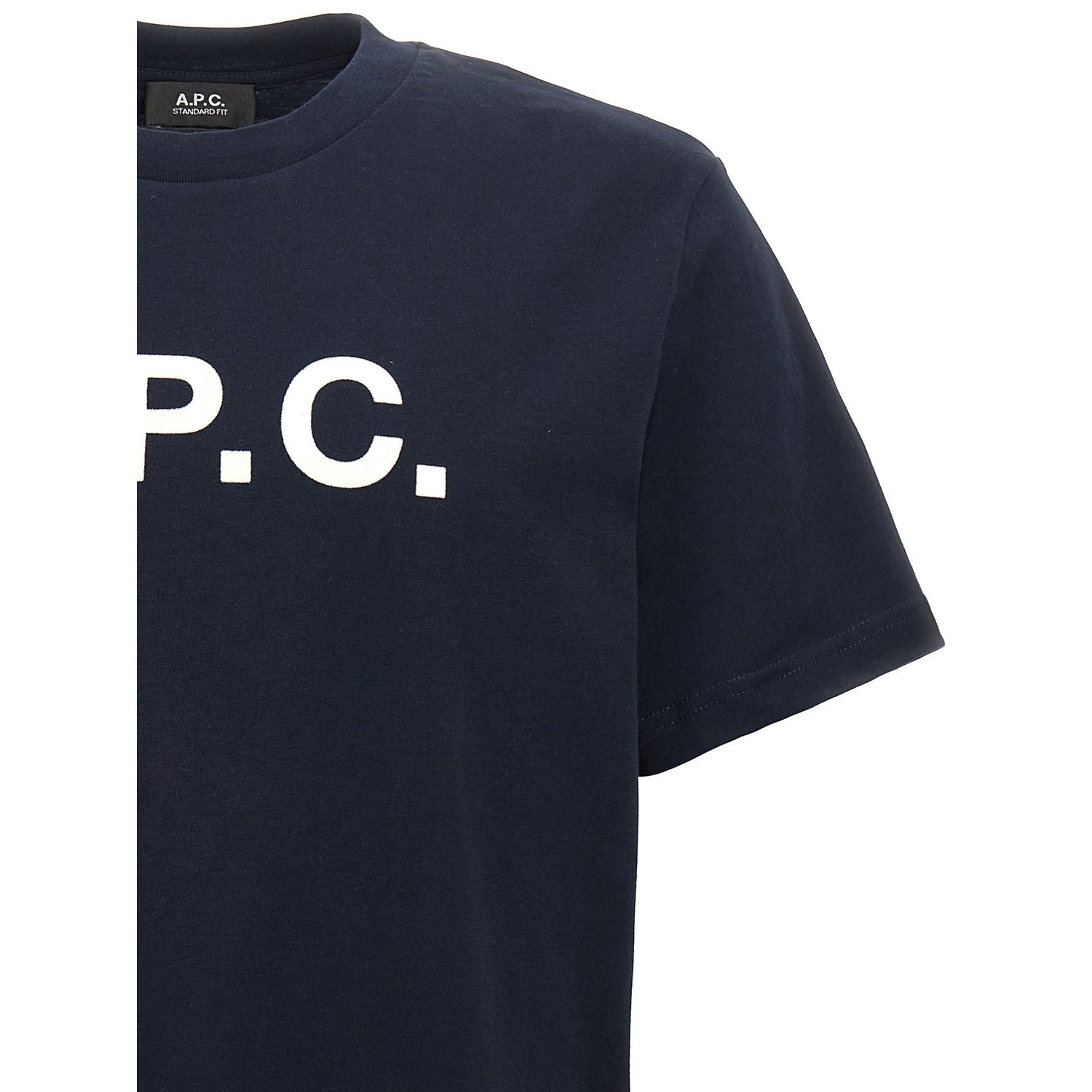 A.P.C. Blue Cotton T-Shirt