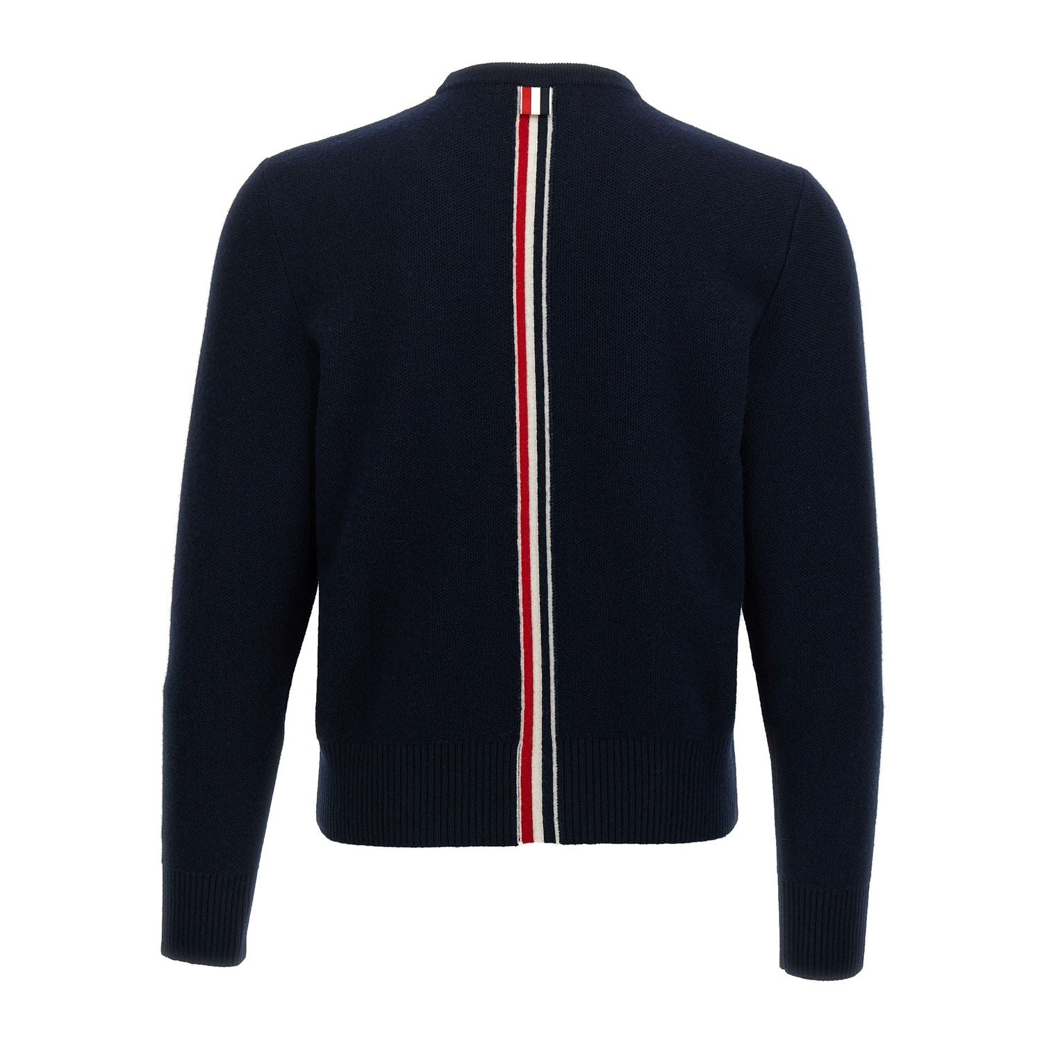 Thom Browne Blue Virgin Wool Cardigan