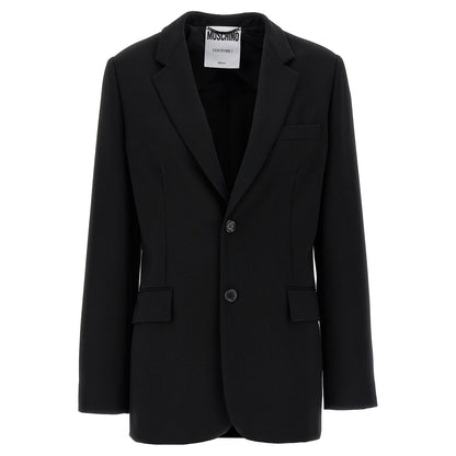 Moschino Black Polyester Blazer