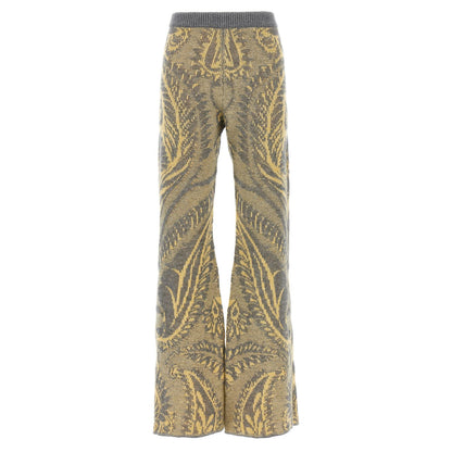 Etro Multicolor Wool Flared Pants