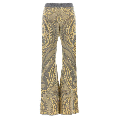 Etro Multicolor Wool Flared Pants
