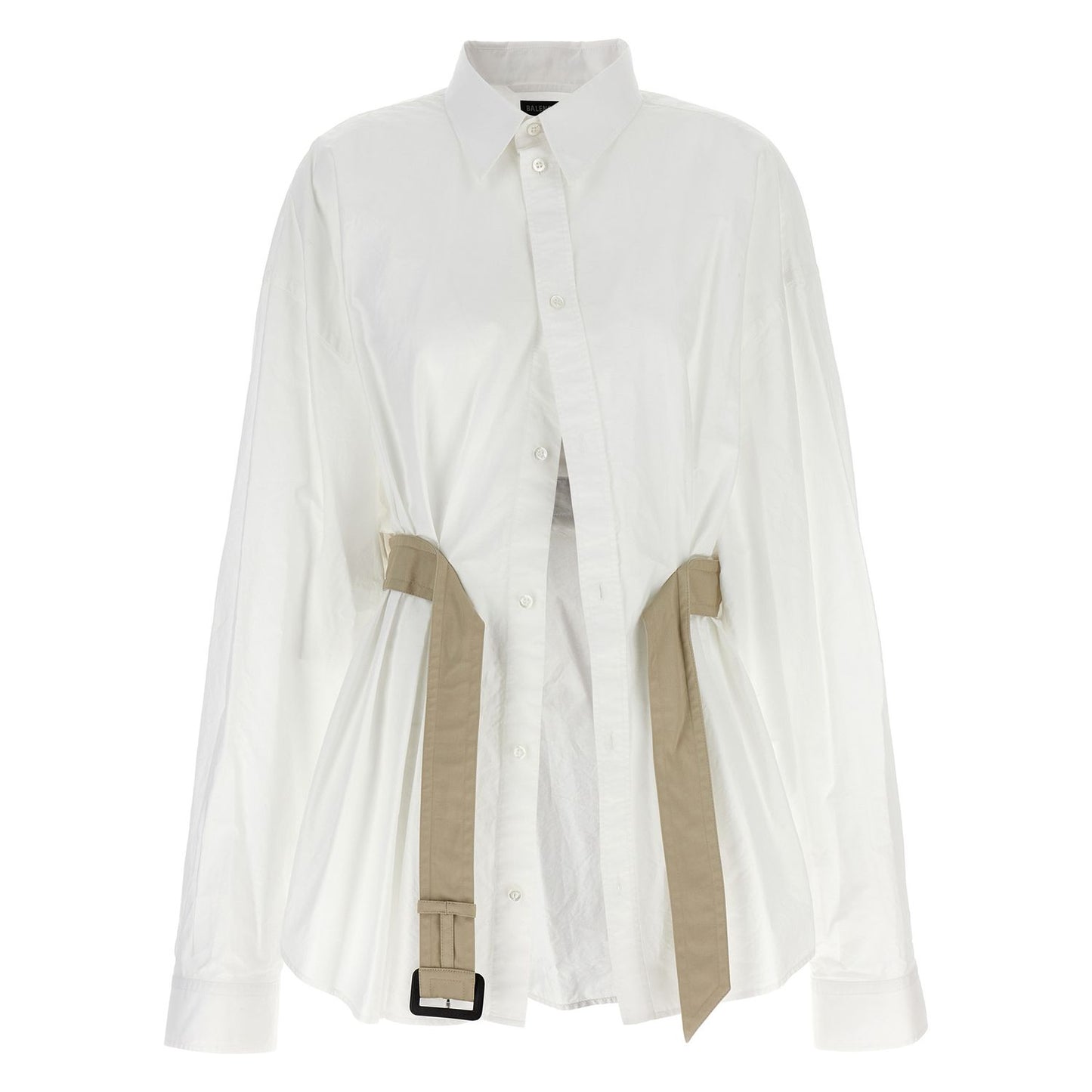 Balenciaga White Cotton Blouse