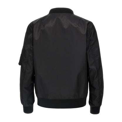 Valentino Garavani Black Polyamide Bomber