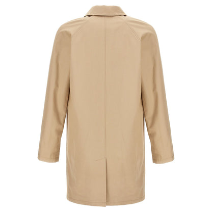 A.P.C. Beige Cotton Coat