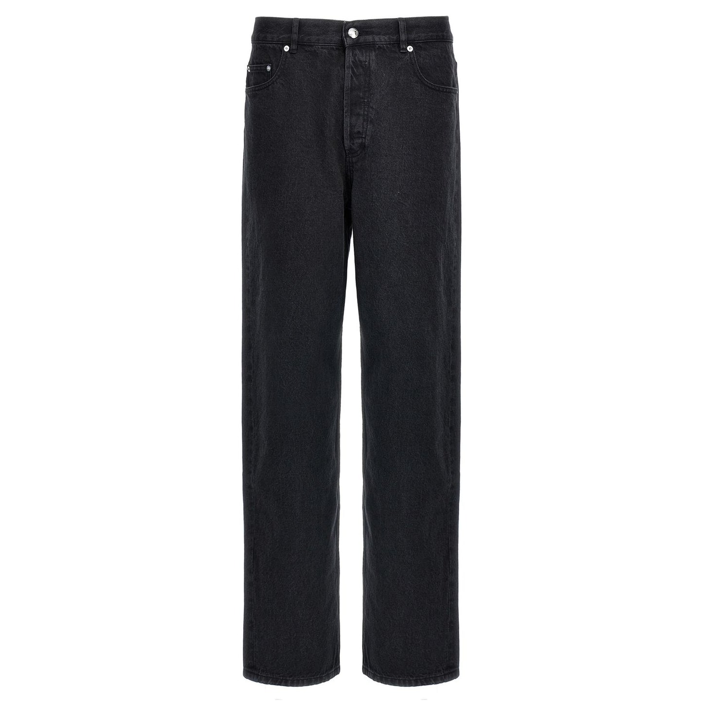 A.P.C. Black Cotton Straight-Leg Jeans