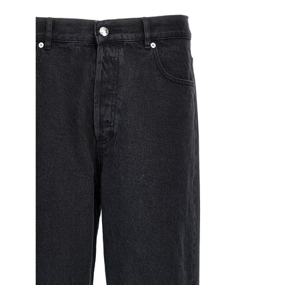 A.P.C. Black Cotton Straight-Leg Jeans
