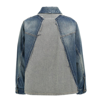 MM6 Maison Margiela Blue Cotton Denim Jacket