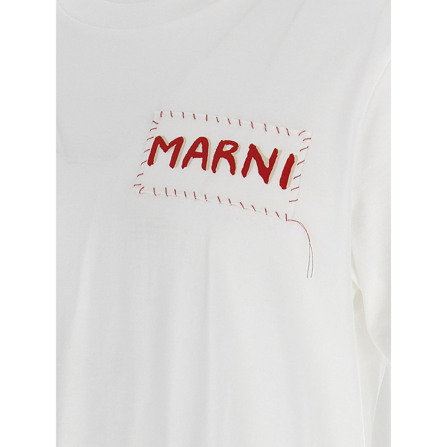 Marni White Cotton T-Shirt