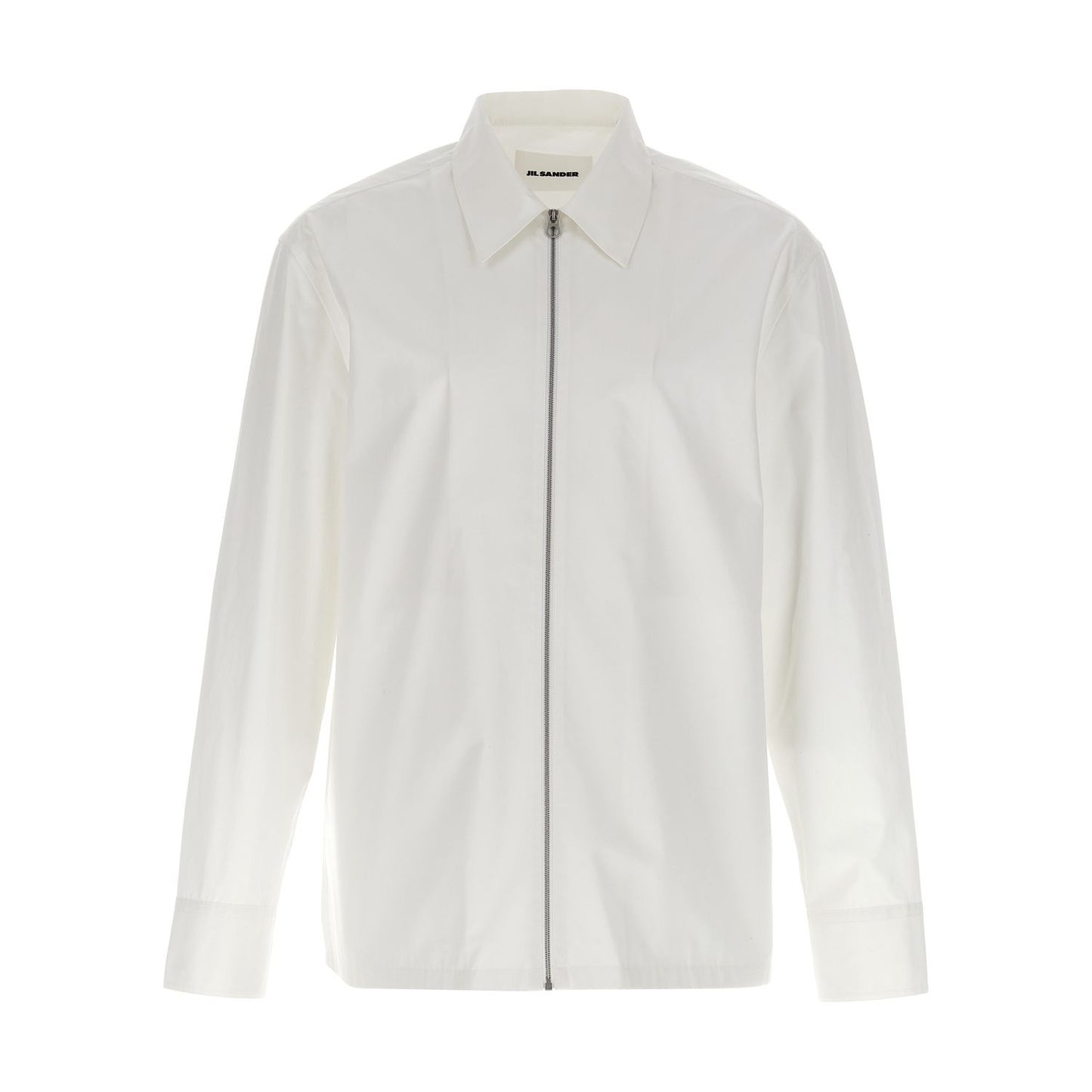 Jil Sander White Cotton Blouse