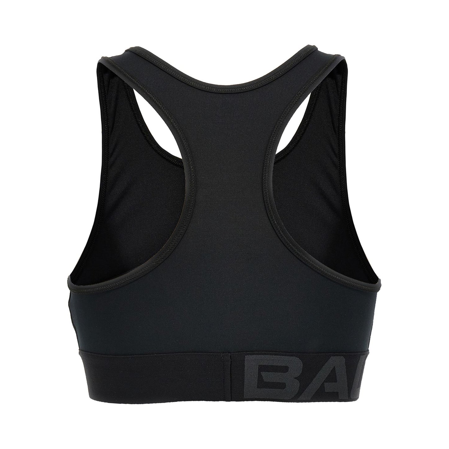 Balenciaga Black Polyester Sport Bra