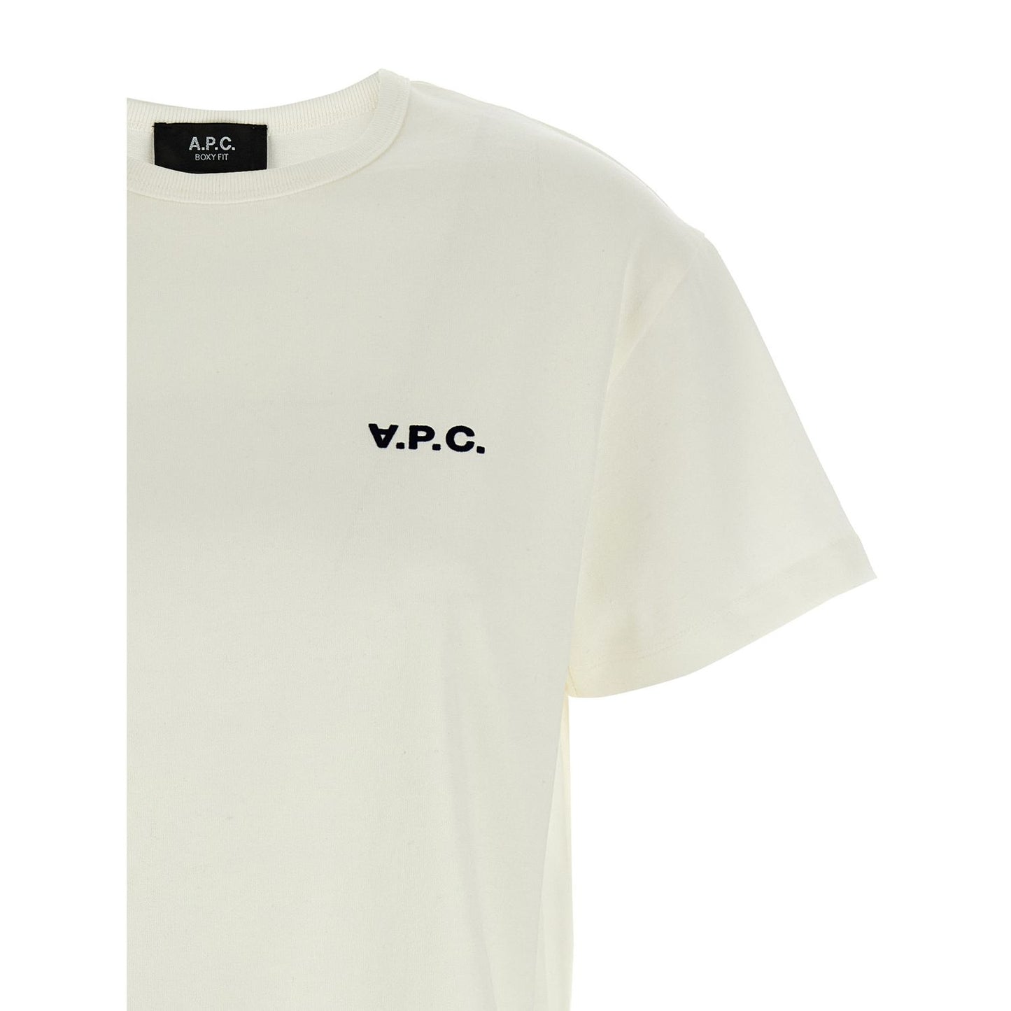 A.P.C. White Cotton T-Shirt