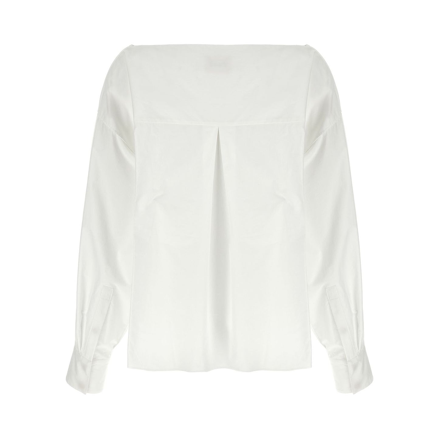 Khaite White Cotton Blouse
