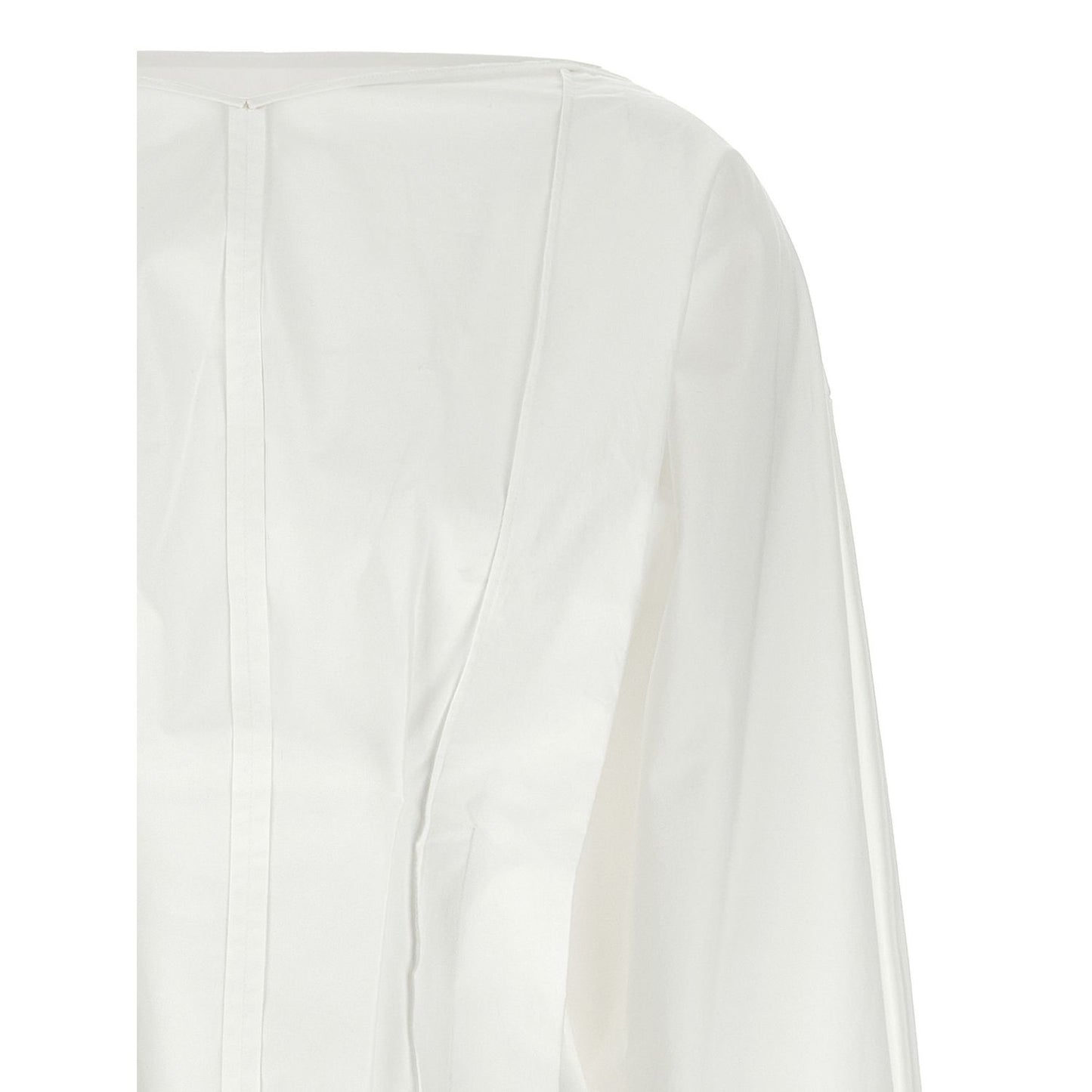 Khaite White Cotton Blouse