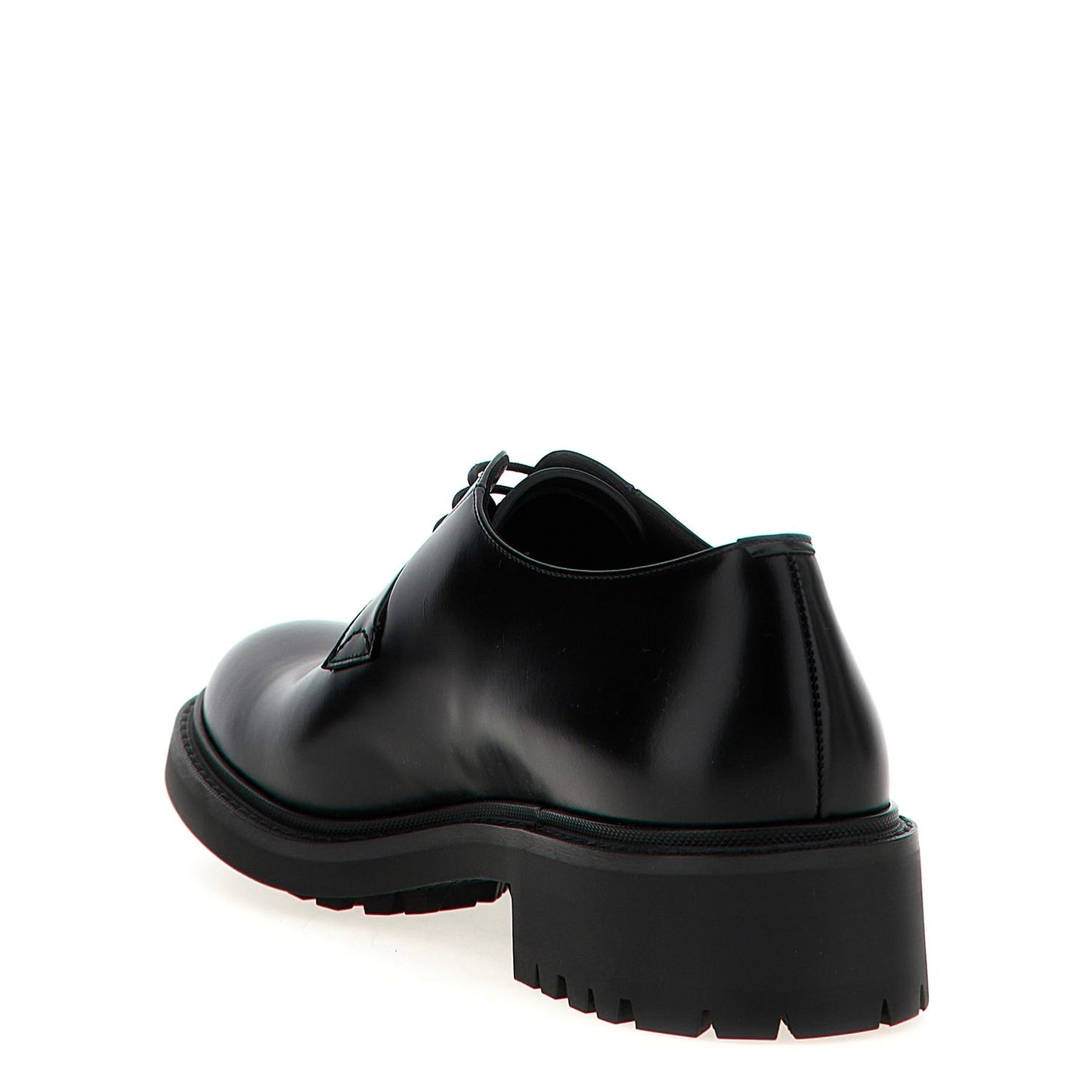 Saint Laurent Black Lamb Leather Oxfords And Derbies