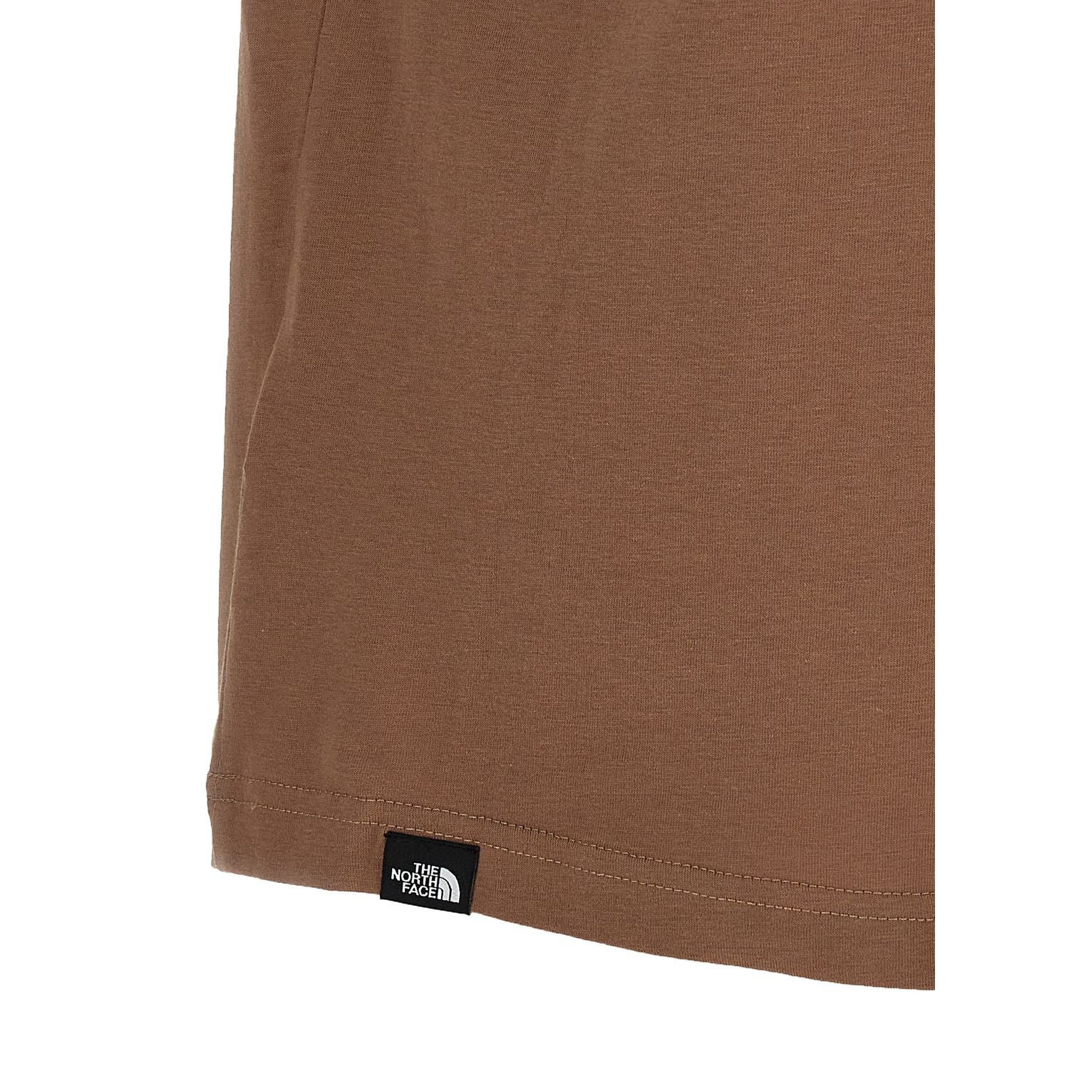 The North Face Brown Cotton T-Shirt
