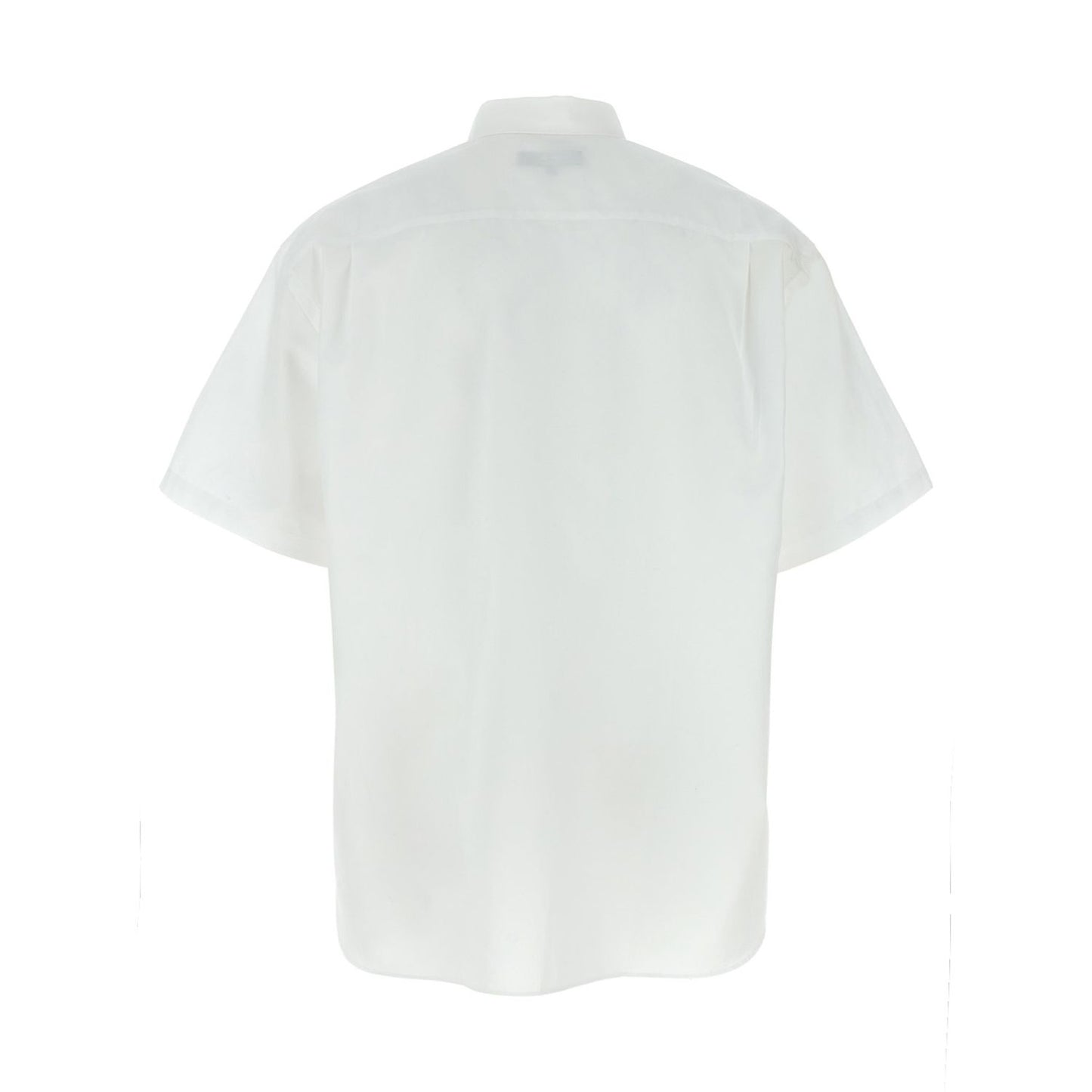 Comme Des Garçons White Cotton Blouse