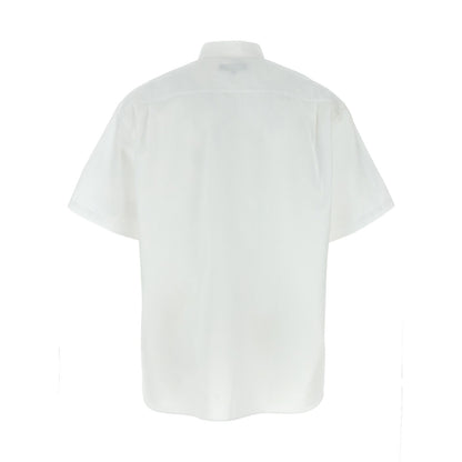 Comme Des Garçons White Cotton Blouse