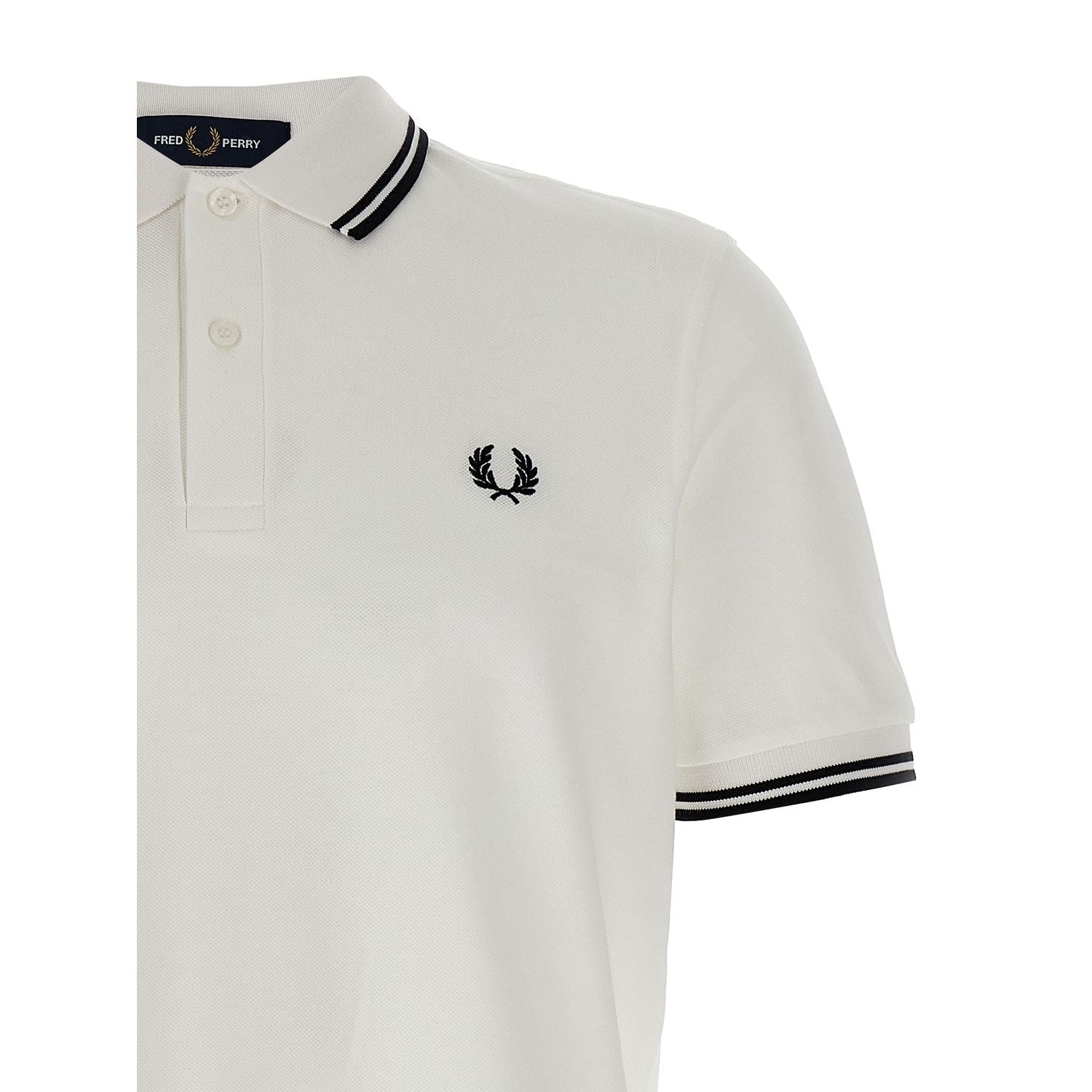 Comme Des Garçons White Cotton Polo Shirt